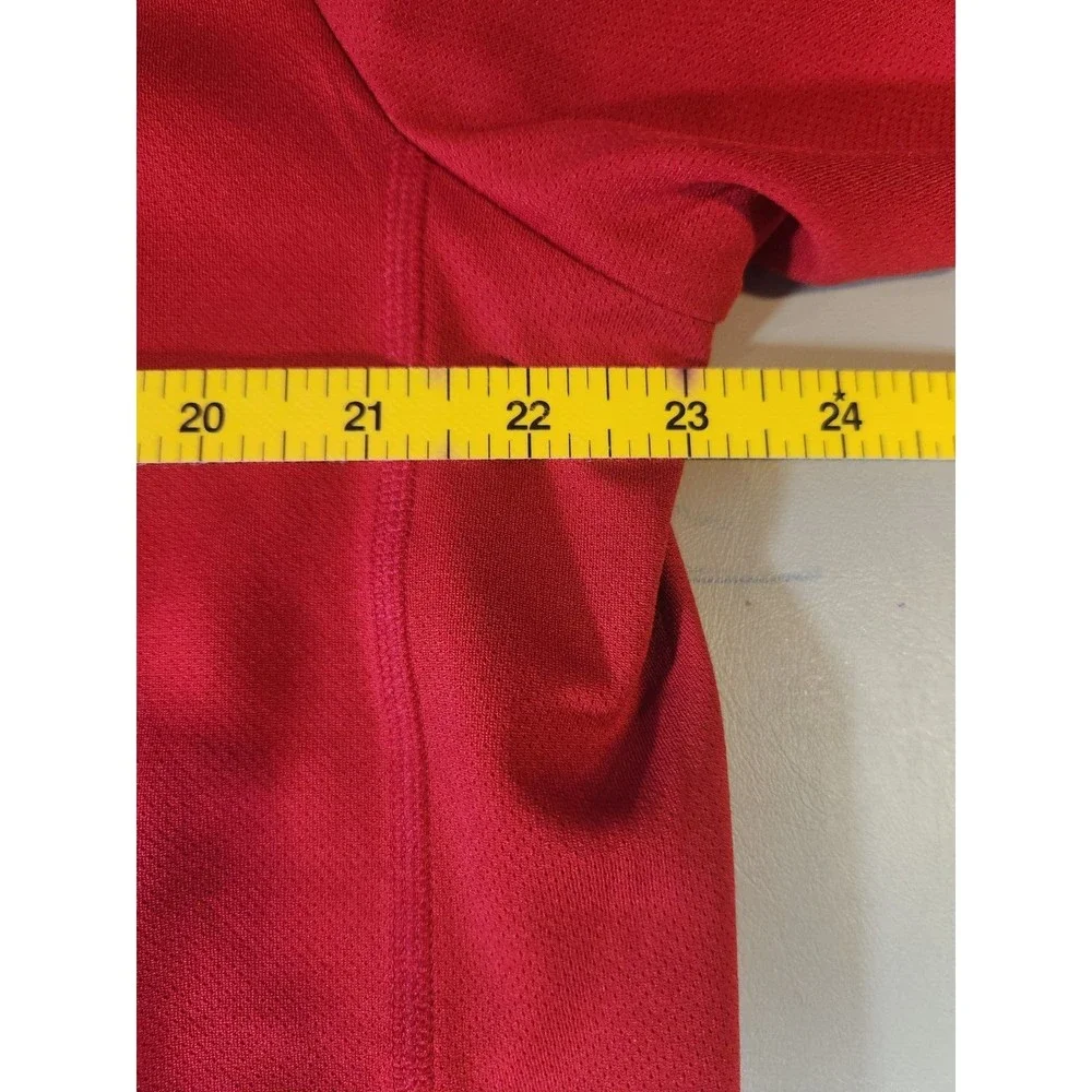 Wisconsin‎ Badgers Climate Polo Shirt Adidas Climalite XL Red